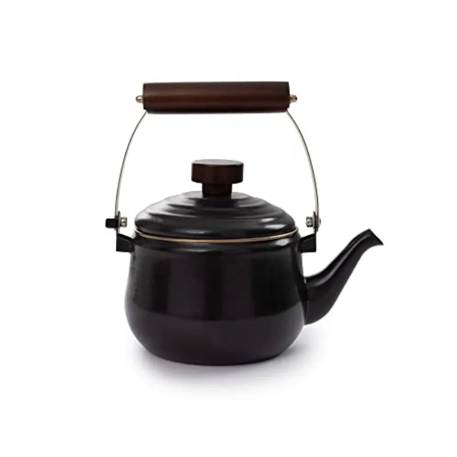 Vintage Enamel Teapot