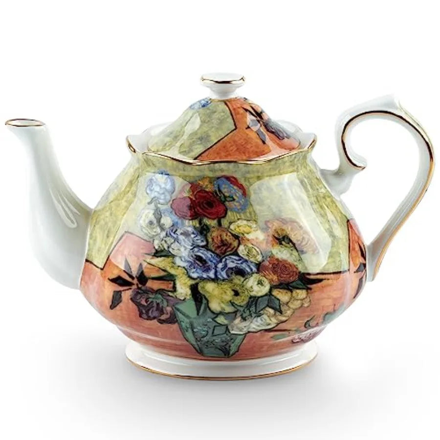 Van Gogh Bone China Teapot