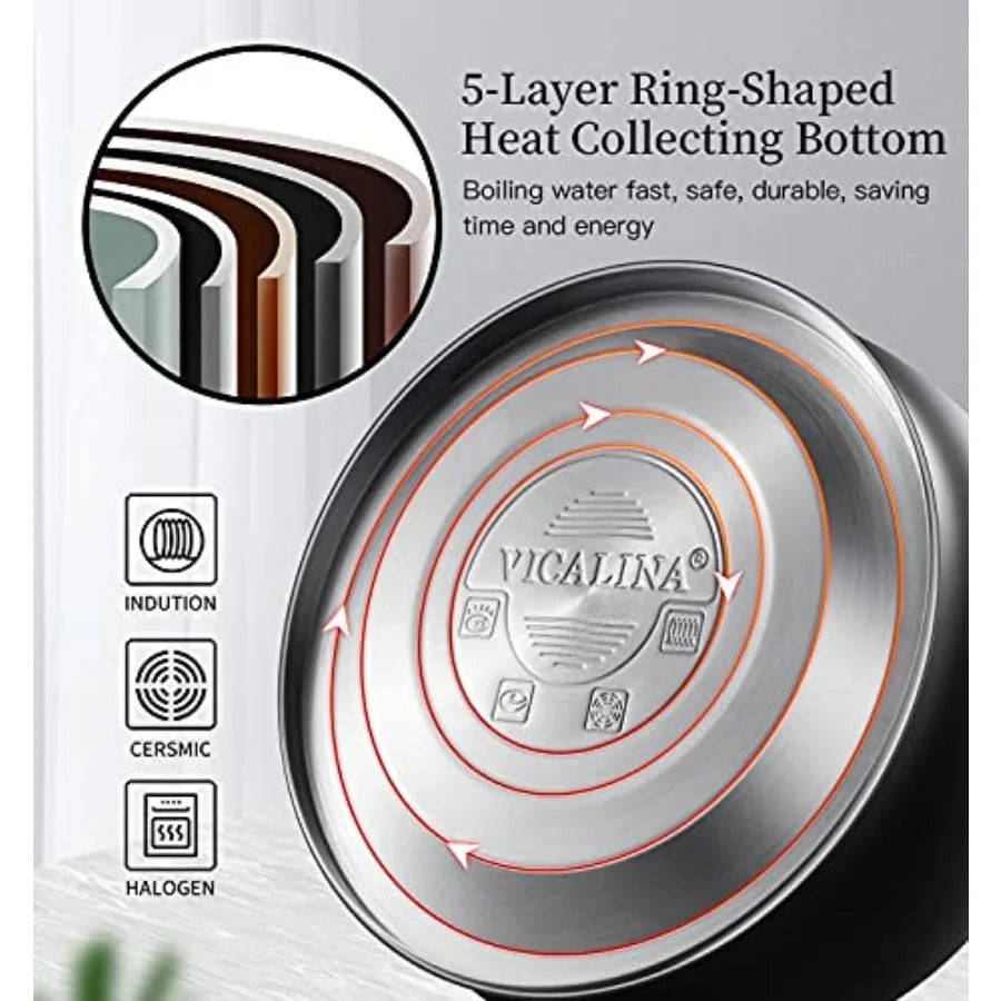 Stainless Steel Tea Kettle 2.64QT