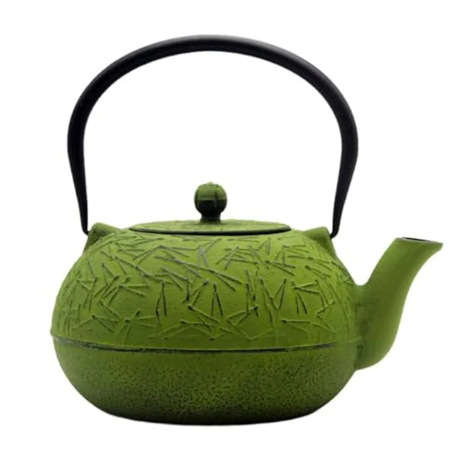 Red Cast Iron Teapot