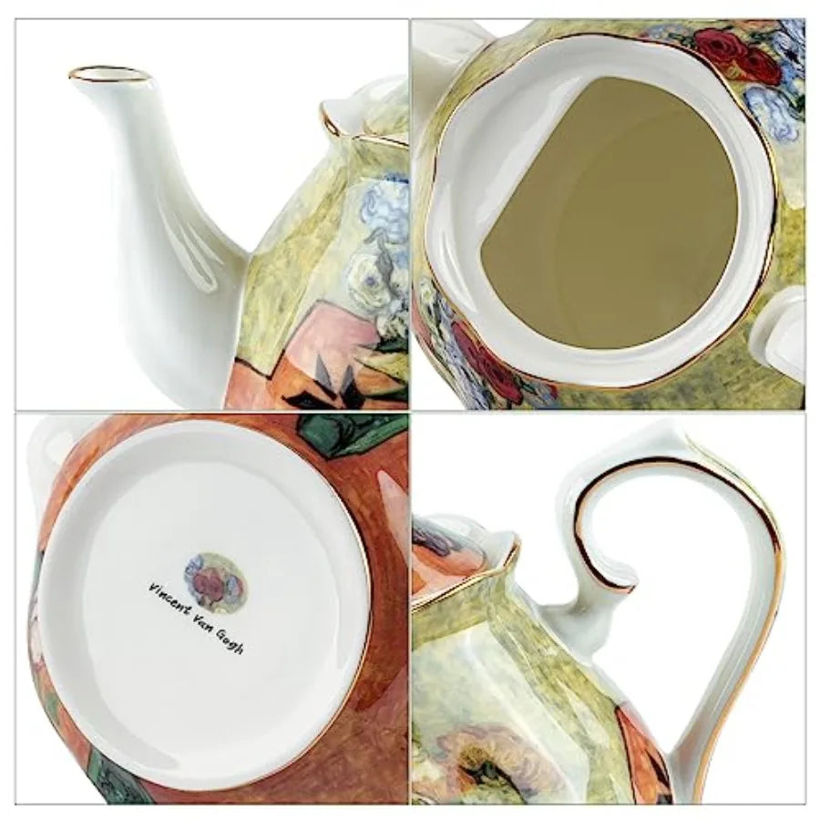 Van Gogh Bone China Teapot