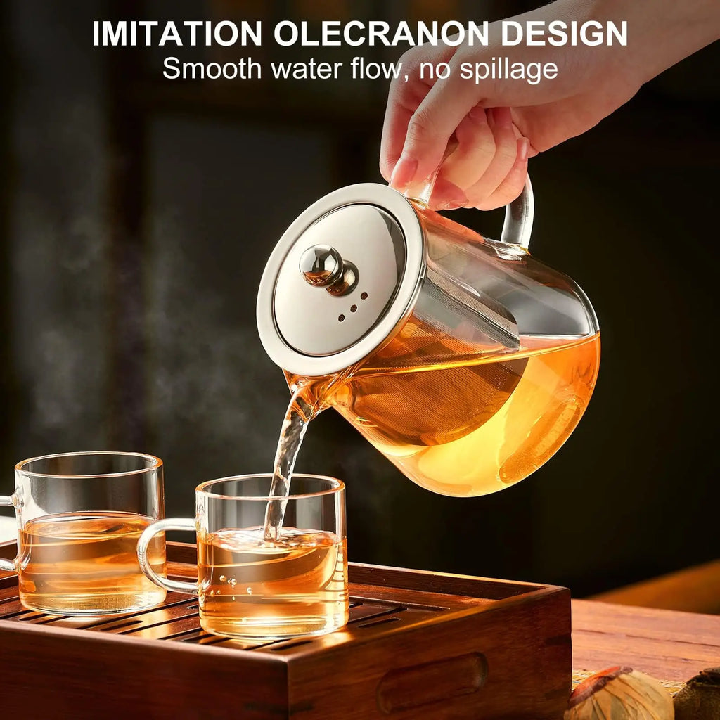 Glass Teapot with Removable Infuser