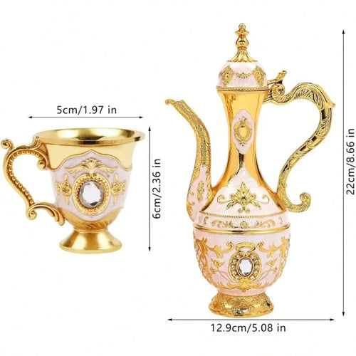 Antique Gold Tea Set
