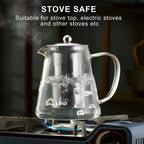 Glass Teapot with Removable Infuser