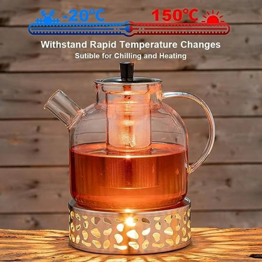 50oz Glass Teapot with Infuser