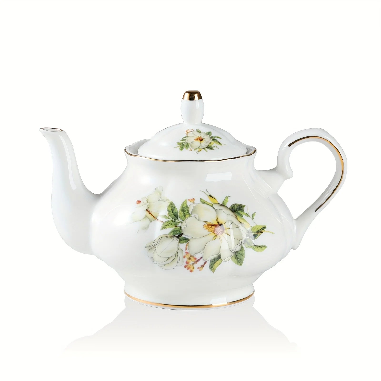 Floral Ceramic Teapot with Infuser