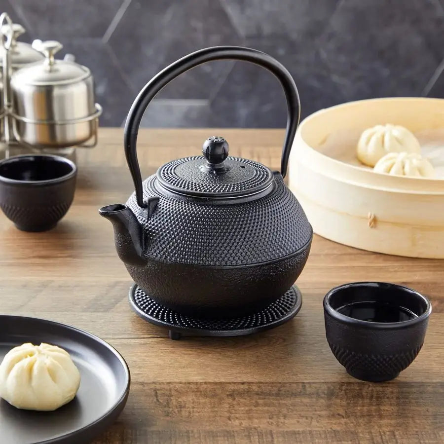 Black Cast Iron Tea Set