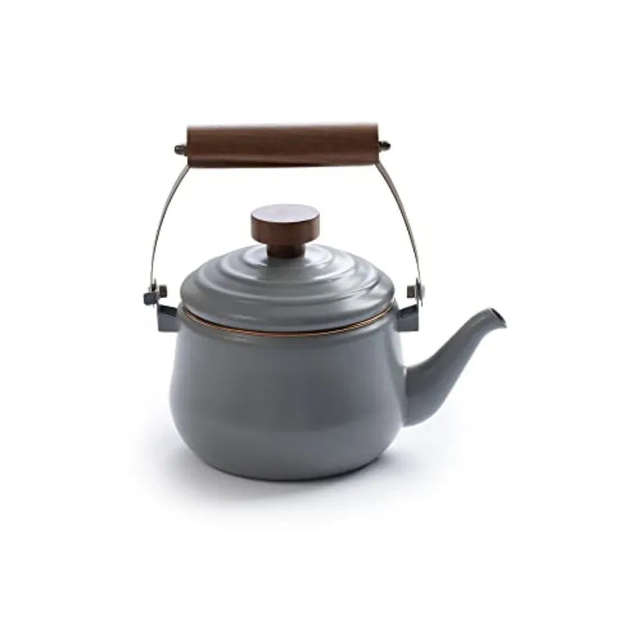 Vintage Enamel Teapot