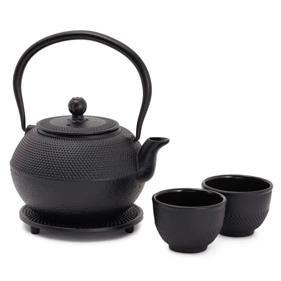 Black Cast Iron Tea Set