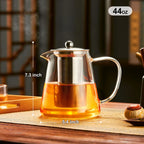 Glass Teapot with Removable Infuser