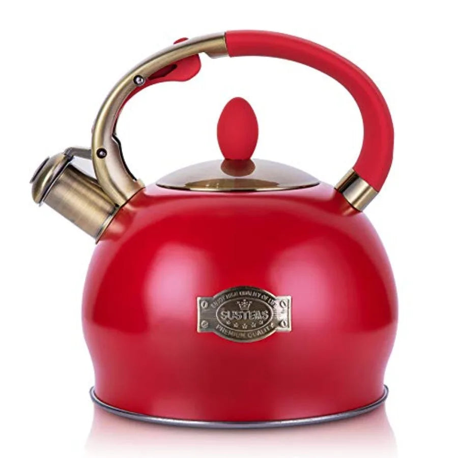 Stainless Steel Whistling Tea Kettle