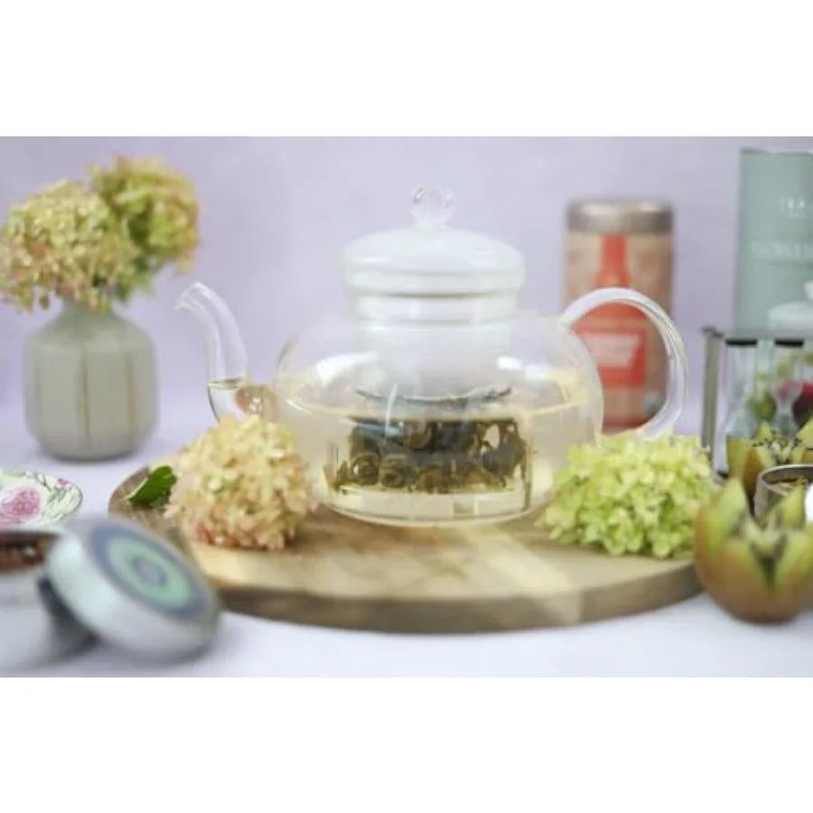 Glass Teapot & Cup Set