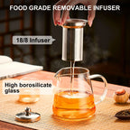Glass Teapot with Removable Infuser