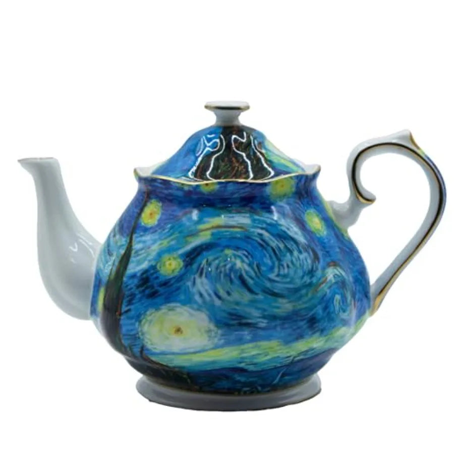 Van Gogh Bone China Teapot